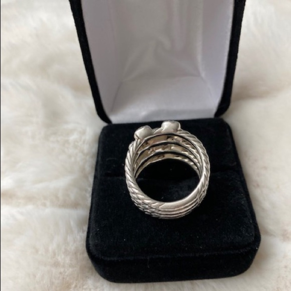 David Yurman 4 Row Confetti Ring